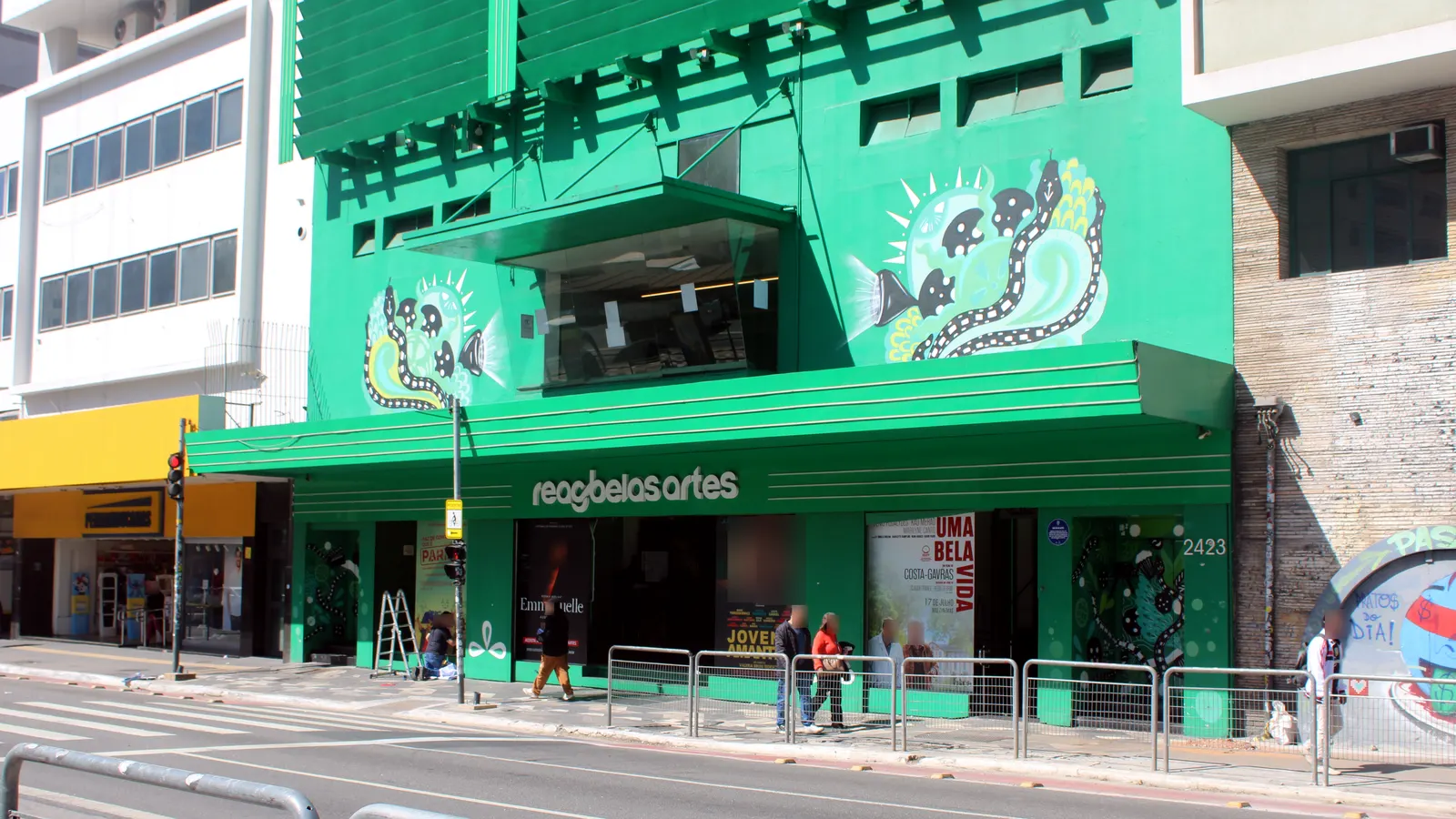 Fachada do Cine Belas Artes, na Rua da Consolação